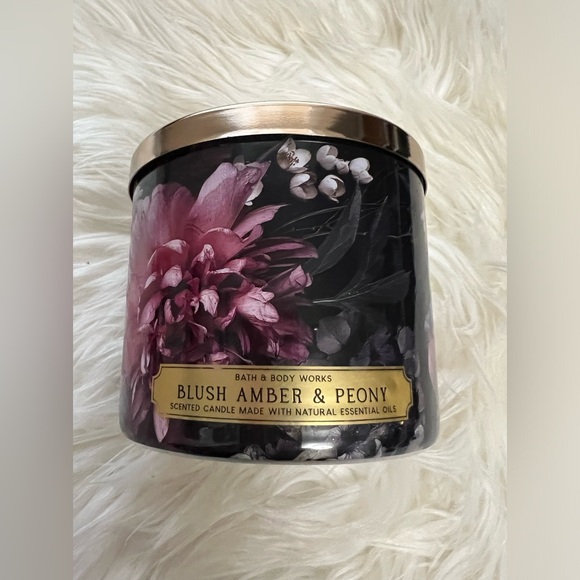 Blush Amber Peonies Bath & Body Works Candle - Picture 1 of 3